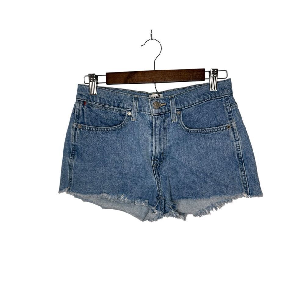 Aritzia Sunday Best Denim Shorts Light Wash Size 25